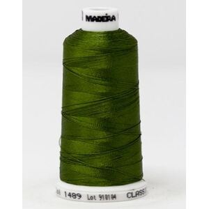 Madeira Classic Rayon 40, #1489 CLOVER GREEN 1000m Embroidery Thread