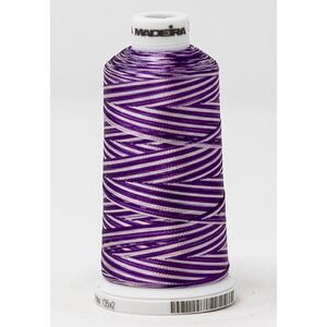 Madeira Classic Rayon 40, #2050 PURPLE OMBRE 1000m Variegated Embroidery Thread