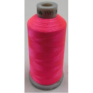 #1595 FLURO HOT PINK 1000m Madeira Polyneon 40 Embroidery Thread