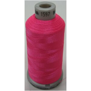 #1597 FLURO BRIGHT PINK 1000m Madeira Polyneon 40 Embroidery Thread