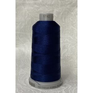 #1742 BLUE INK 1000m Madeira Polyneon 40 Embroidery Thread