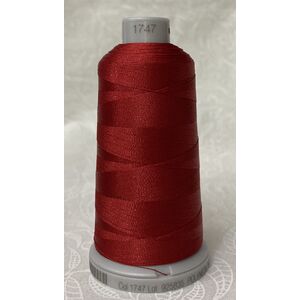 #1747 CANDY APPLE RED 1000m Madeira Polyneon 40 Embroidery Thread