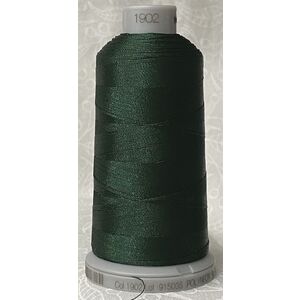 #1902 HUNTER GREEN 1000m Madeira Polyneon 40 Embroidery Thread