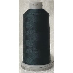 #1996 DEEP EMERALD 1000m Madeira Polyneon 40 Embroidery Thread