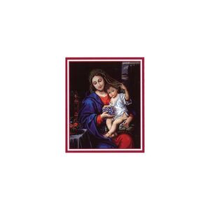 Baby Jesus &amp; Mary Tapestry Design Printed On Canvas #11559