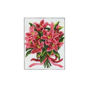 Flowers Tapestry Design Printed On Canvas #S1418.01