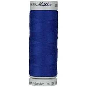 Mettler Seracycle, #1078 FIRE BLUE 200m 100% Recycled Polyester Thread