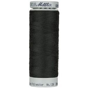 Mettler Seracycle, #1362 OBSIDIAN 200m 100% Recycled Polyester Thread