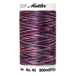 Poly Sheen Multi 40, #9918 AMERICAN FLAG 800m Trilobal Polyester Thread by Mettler