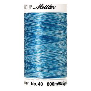 Poly Sheen Multi 40, #9930 AQUA WATERS 800m Trilobal Polyester Thread by Mettler