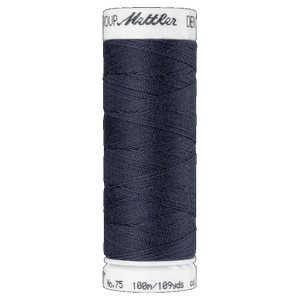 Mettler #3561 NIGHT BLUE Denim Doc 100m Sewing Thread for Denim Fabrics
