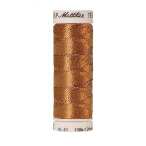 Mettler Metallic 40, #1134 COPPER GOLD Embroidery Thread 100m