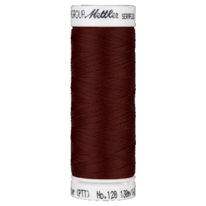 Mettler Seraflex 120, #0128 SUN DRIED TOMATOES 130m Elastic Sewing Thread