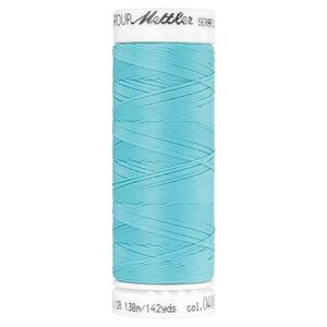 Mettler Seraflex 120, #0408 AQUA 130m Elastic Sewing Thread