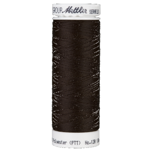 Mettler Seraflex 120, #0428 CHOCOLATE 130m Elastic Sewing Thread