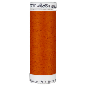 Mettler Seraflex 120, #0450 PAPRIKA 130m Elastic Sewing Thread