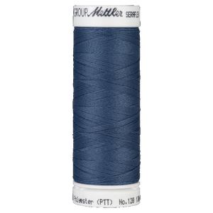 Mettler Seraflex 120, #0698 BLUE AGATE 130m Elastic Sewing Thread