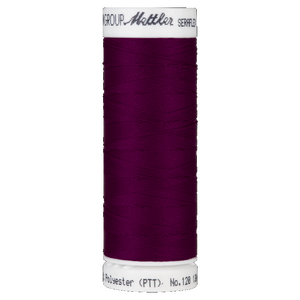 Mettler Seraflex 120, #1067 DARK CURRENT 130m Elastic Sewing Thread