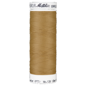 Mettler Seraflex 120, #1121 TOFFEE 130m Elastic Sewing Thread