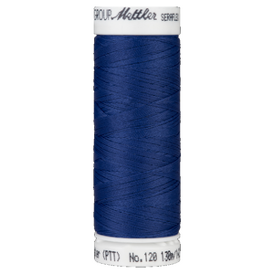 Mettler Seraflex 120, #1303 ROYAL BLUE 130m Elastic Sewing Thread