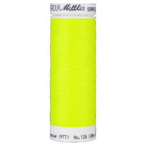 Mettler Seraflex 120, #1426 VIVID YELLOW 130m Elastic Sewing Thread