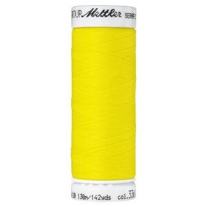 Mettler Seraflex 120, #3361 LEMON 130m Elastic Sewing Thread
