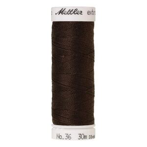 Mettler Extra Strong #1002 VERY DARK BROWN 30m Polyester Thread