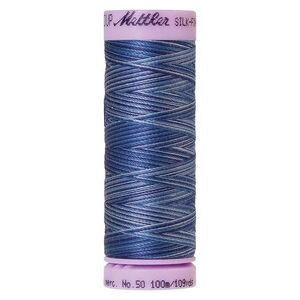 Mettler Silk-Finish Cotton Multi 50, #9812 EVENING BLUE 100m Cotton Thread