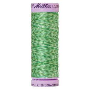 Mettler Silk-Finish Cotton Multi 50, #9821 MINTY 100m Cotton Thread