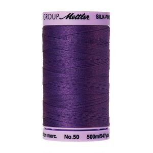 Mettler Silk-finish Cotton 50, #0030 IRIS BLUE 500m Thread (Old #0673)