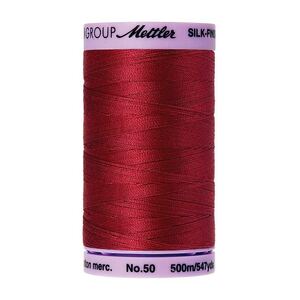 Mettler Silk-finish Cotton 50, #0105 FIRE ENGINE 500m Thread (Old #0601)