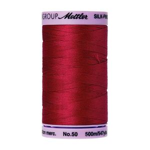 Mettler Silk-finish Cotton 50, #0504 COUNTRY RED 500m Thread (Old #0600)