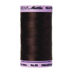 Mettler Silk-finish Cotton 50, #1382 BLACK PEPPERCORN 500m Thread (Old #0618)