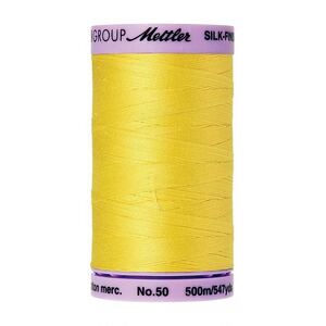 Mettler Silk-finish Cotton 50, #3507 LEMON ZEST 500m Thread (Old #0501)