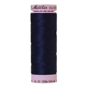 Mettler Silk-finish Cotton 50, #0016 DARK INDIGO 150m Thread (Old Colour #0557)