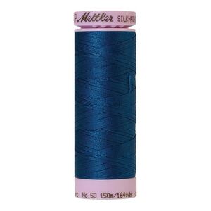 Mettler Silk-finish Cotton 50, #0024 COLONIAL BLUE 150m Thread (Old Colour #0565)