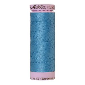 Mettler Silk-finish Cotton 50, #0338 REEF BLUE 150m Thread (Old Colour #0901)