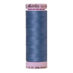 Mettler Silk-finish Cotton 50, #0351 SMOKY BLUE 150m Thread (Old Colour #0789)
