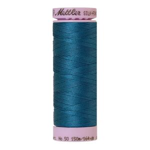 Mettler Silk-finish Cotton 50, #0483 DARK TURQUOISE 150m Thread (Old Colour #0878)