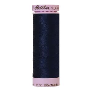 Mettler Silk-finish Cotton 50, #0825 NAVY 150m Thread (Old Colour #0916)