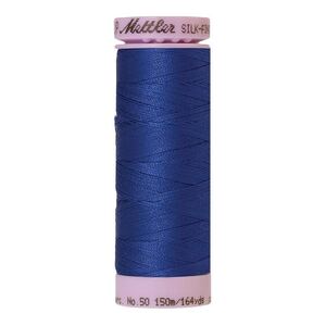 Mettler Silk-finish Cotton 50, #1078 FIRE BLUE 150m Thread