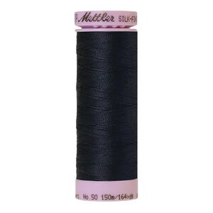 Mettler Silk-finish Cotton 50, #1243 BLACK IRIS 150m Thread (Old Colour #0688)