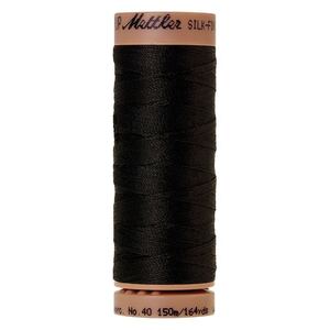 Mettler Silk-finish Cotton 40, #4000 BLACK 150m Thread