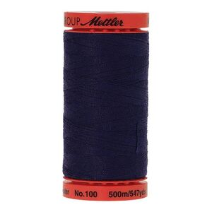 Mettler Metrosene 100, #0016 DARK INDIGO 500m Corespun Polyester Thread