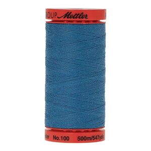 Mettler Metrosene 100, #0022 WAVE BLUE 500m Corespun Polyester Thread