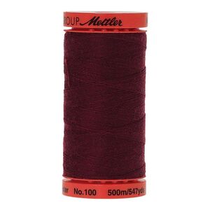 Mettler Metrosene 100, #0109 BORDEAUX 500m Corespun Polyester Thread