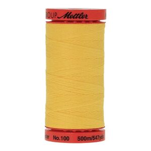 Mettler Metrosene 100, #0113 BUTTER CUP 500m Corespun Polyester Thread