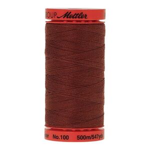 Mettler Metrosene 100, #0634 FOXY RED 500m Corespun Polyester Thread