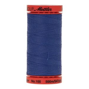 Mettler Metrosene 100, #1301 NORDIC BLUE 500m Corespun Polyester Thread