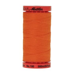 Mettler Metrosene 100, #1335 TANGERINE 500m Corespun Polyester Thread